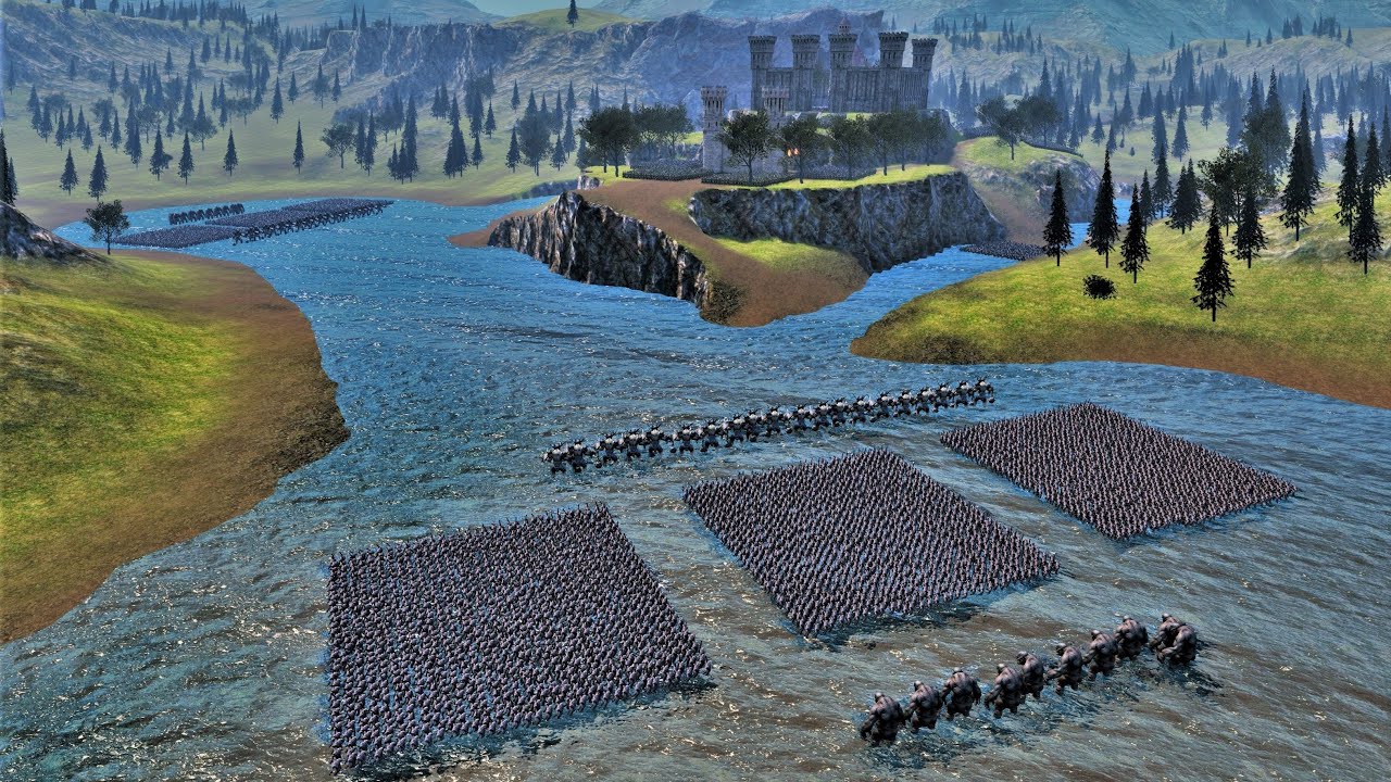 Orc Tribe Try To Capture Castle Defended By Dwarfs & Elves - Ultimate Epic Battle Simulator