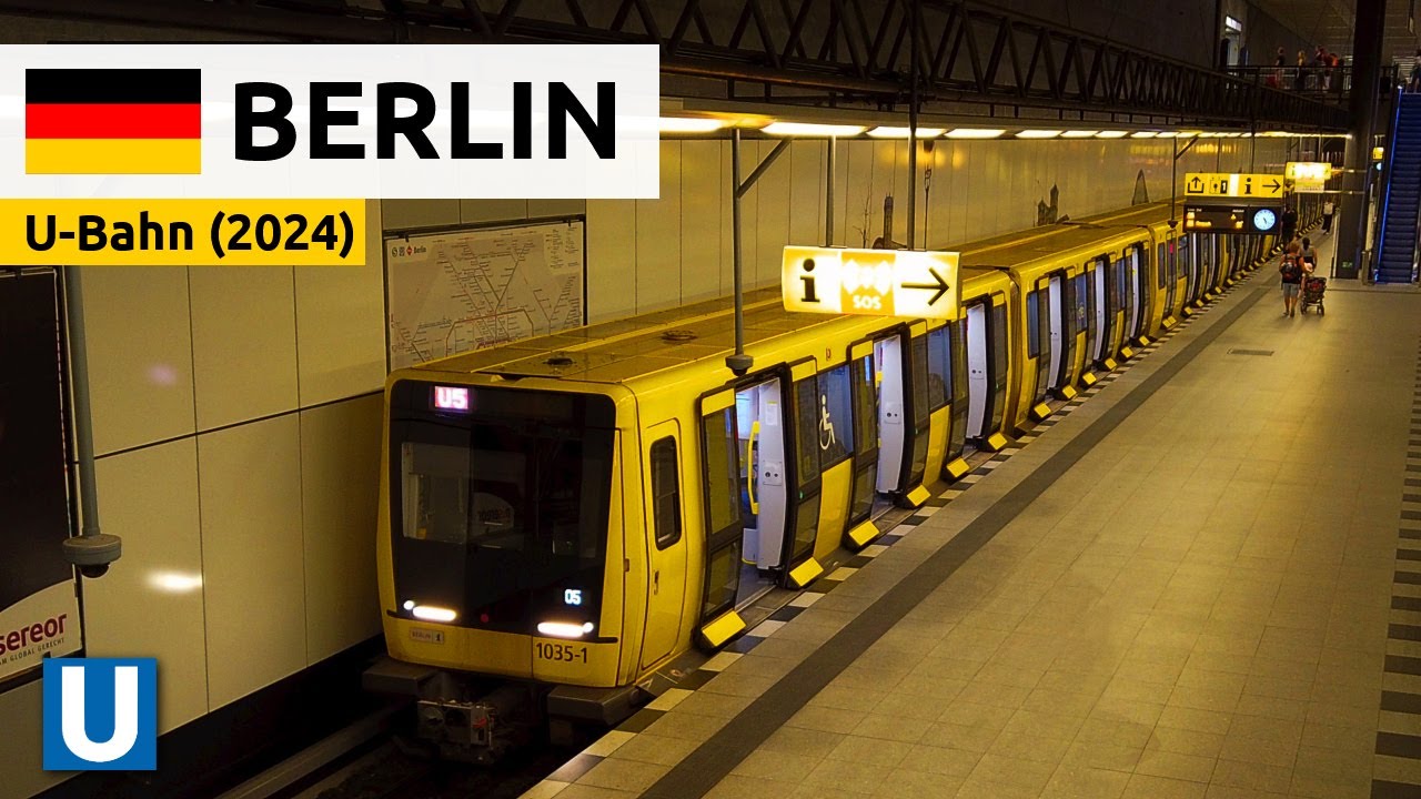 U-Bahn: Берлинский метрополитен (2024) | BVG [4K]