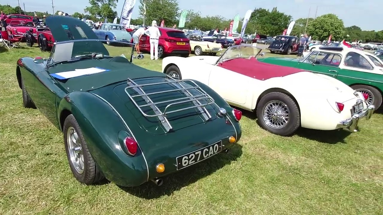MGs at inter-club international main car park