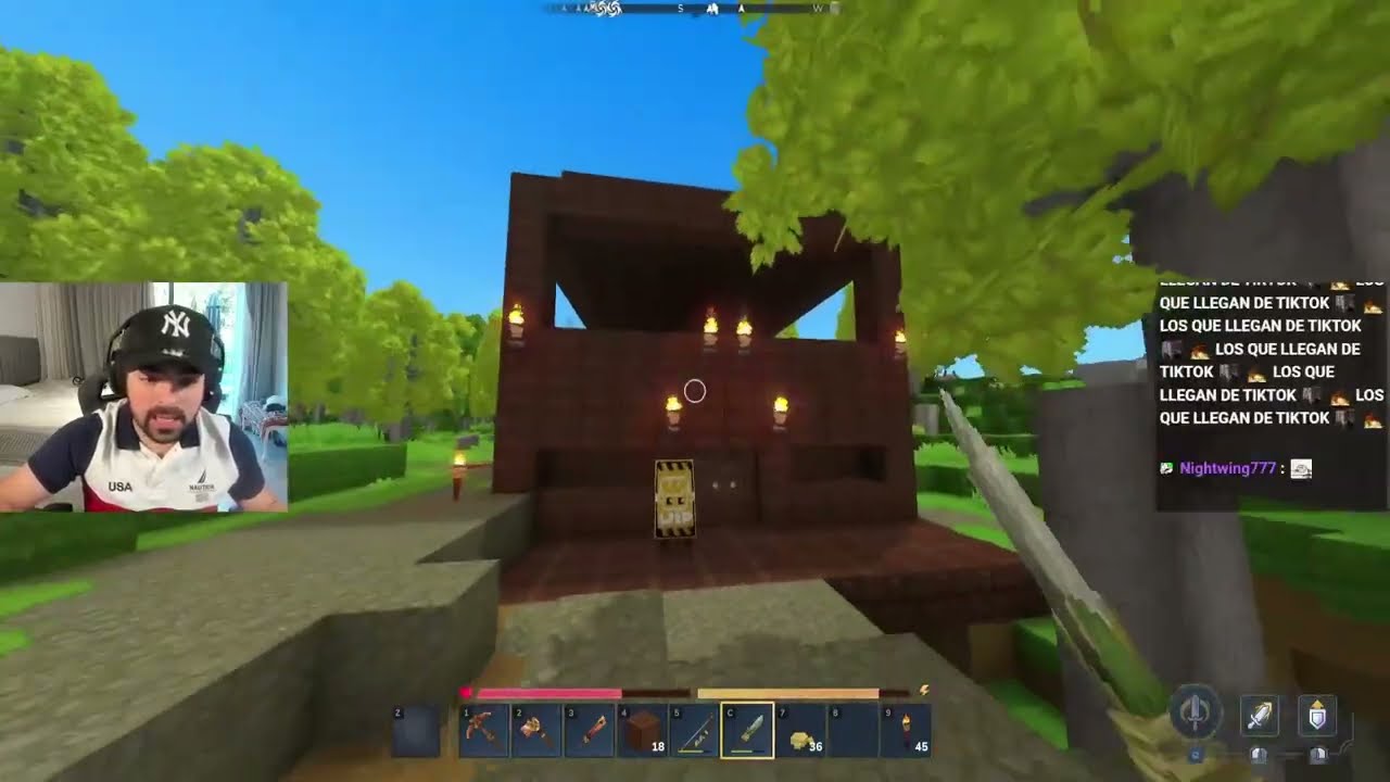 bananirou hace un house tour en hytale