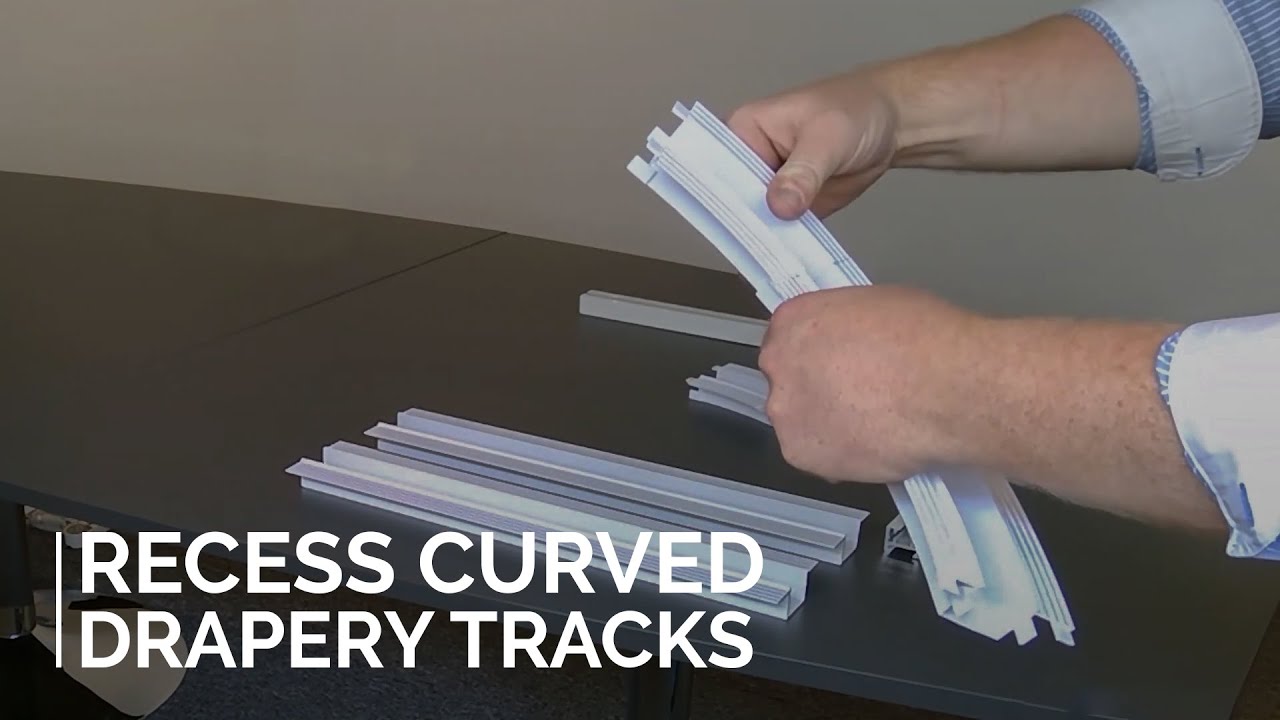 Recess Curved Curtain Tracks with Reese