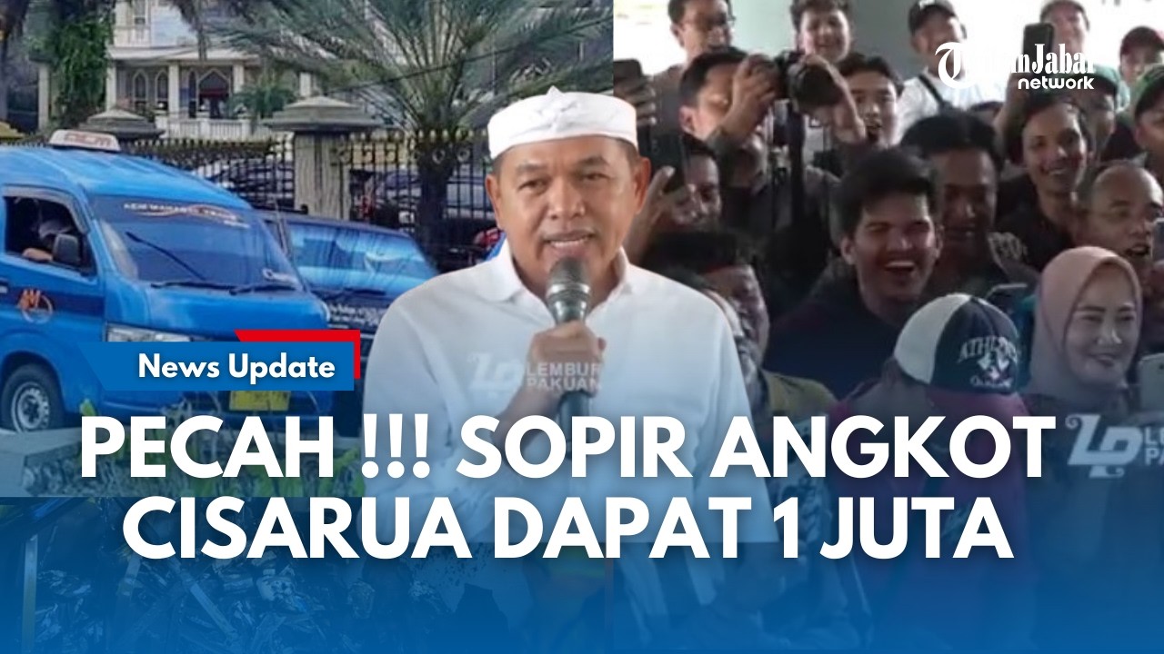 SOLUSI KDM Jelang Lebaran !!! Sopir Angkot Cisarua Bogor Libur Narik Dapat Uang Saku 1 Juta