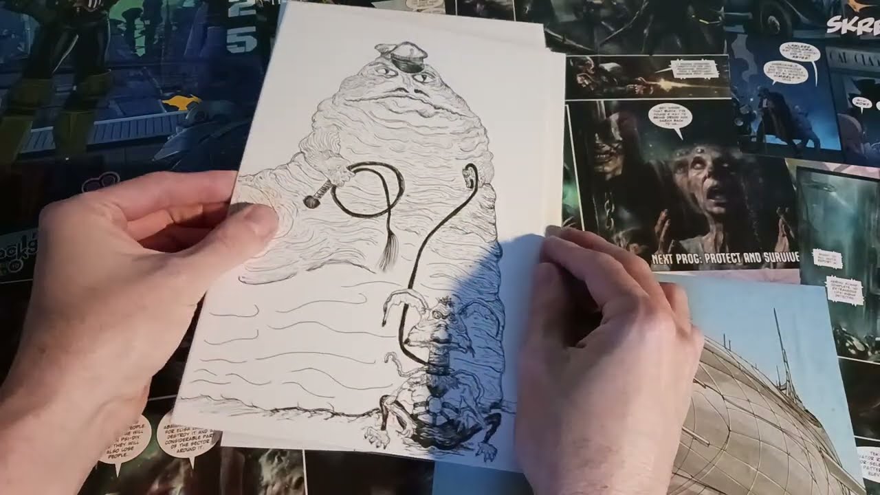 Comic Bag Sketches: Ongoing fun drawing breaks