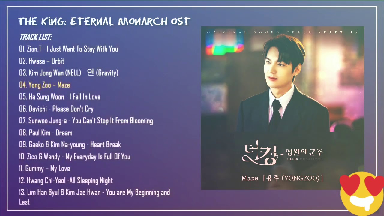 The king: Eternal Monarch ( O Rei Eterno) OST &Aacute;lbum completo