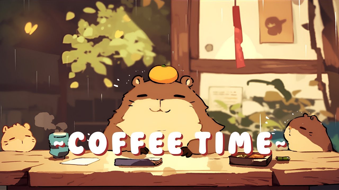 [60 Minutes] Capybara Lofi Zone | Relaxing Beats to Study/Sleep/Chill 🌸 ☕