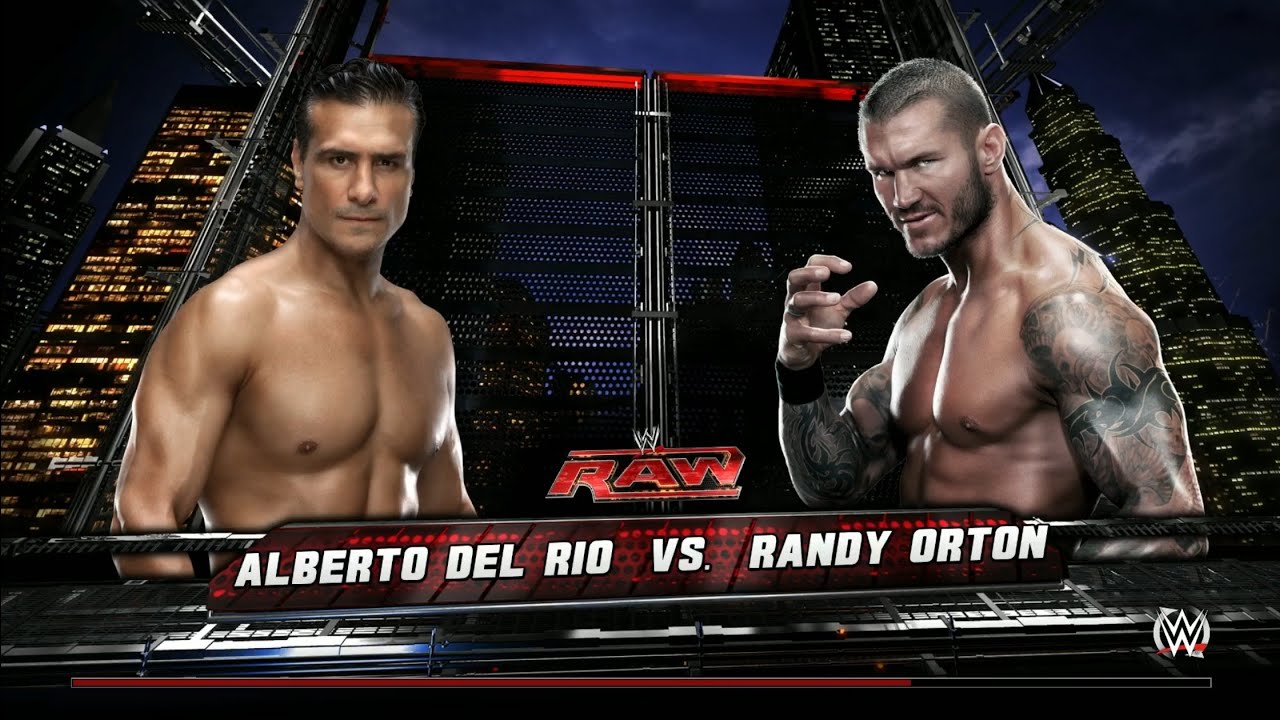 Alberto Del Rio Vs Randy Orton - Full Match At RAW | WWE 2k15