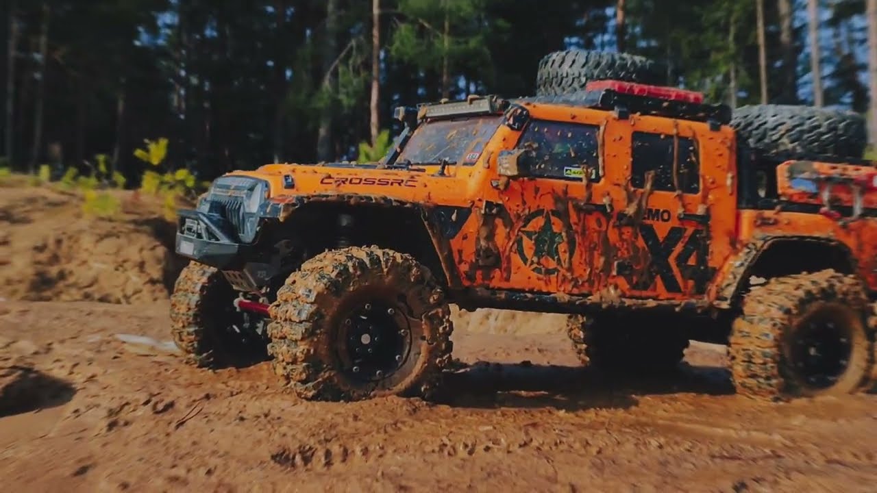 All wheel drive RC offroad vehicle invites on a challenging journey Crossrc EMO X4 #spring #hobby