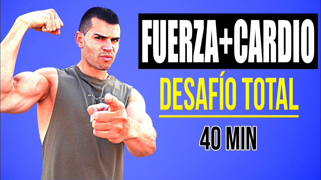 Rutina para TONIFICAR TODO el CUERPO y QUEMAR GRASA 40 MINUTOS (En CASA) 🔥 FUERZA y CARDIO ADELGAZAR