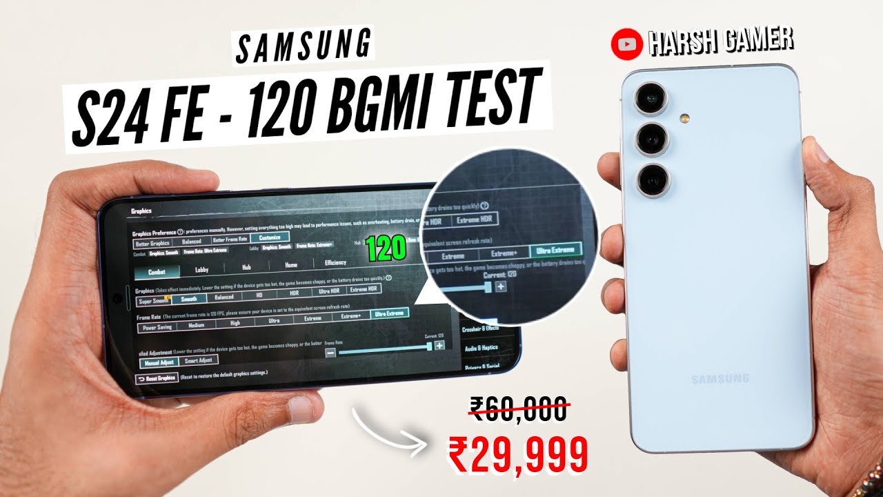 Samsung S24 FE - 120 FPS BGMI Test at Just ₹29,999 in Flipkart Big Billion Days Sale 2025 🔥