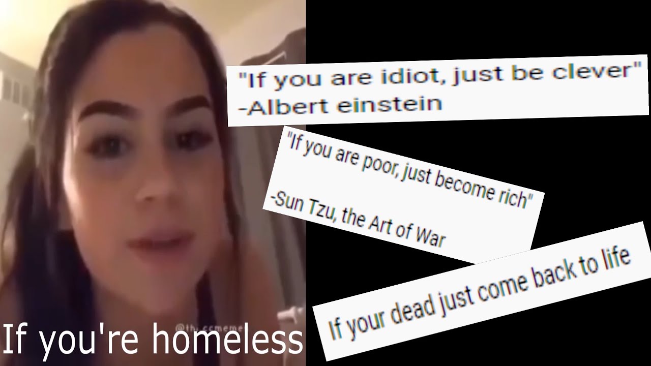 if you're homeless, just buy a house  - comments meme