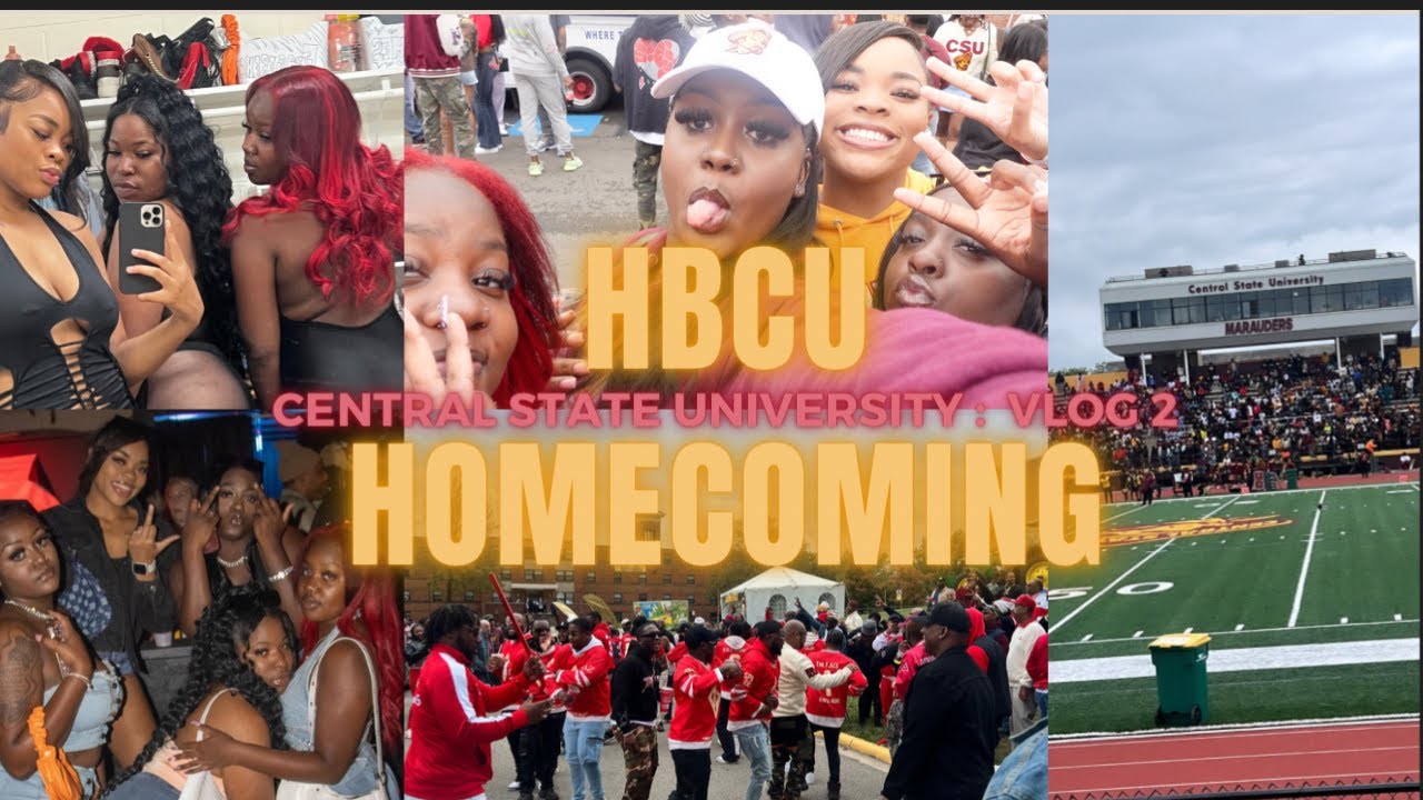 HBCU VLOG: Central homecoming weekend 2023 | Game , GRWU parties+ MORE