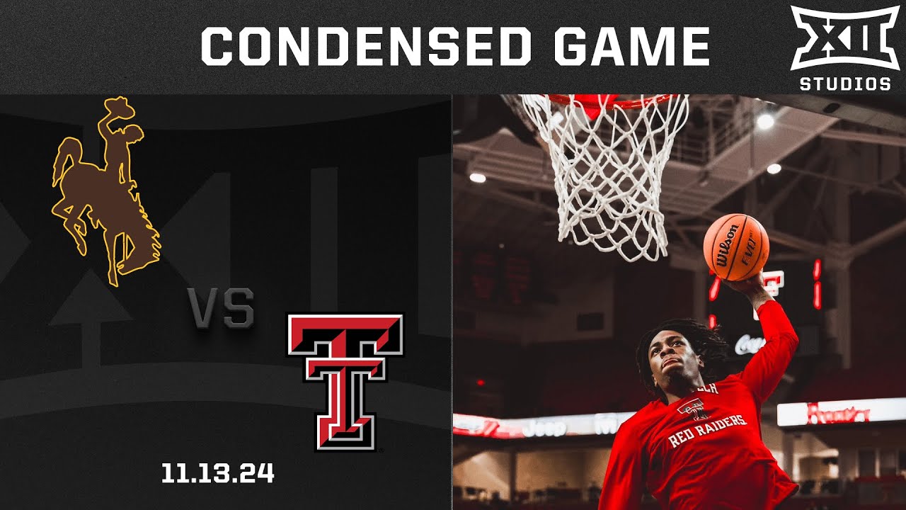Wyoming vs. Texas Tech Condensed Game | 2024-25 Big 12 Men's Basketball