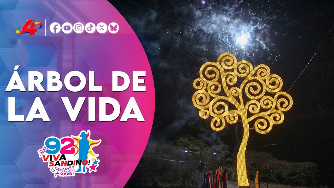 Homenaje al General Sandino: nuevo Árbol de la Vida en San Rafael del Norte 🇳🇮