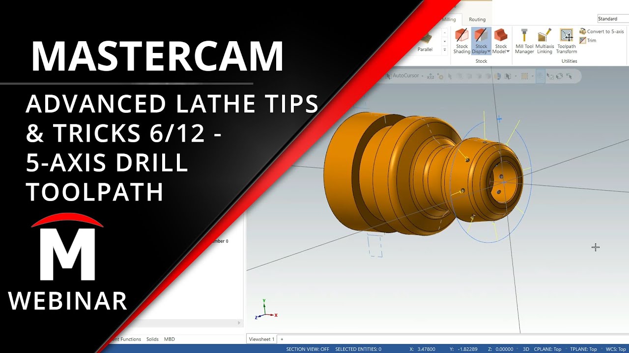 5-Axis Drilling - Advanced Lathe Tips and Tricks 6/12
