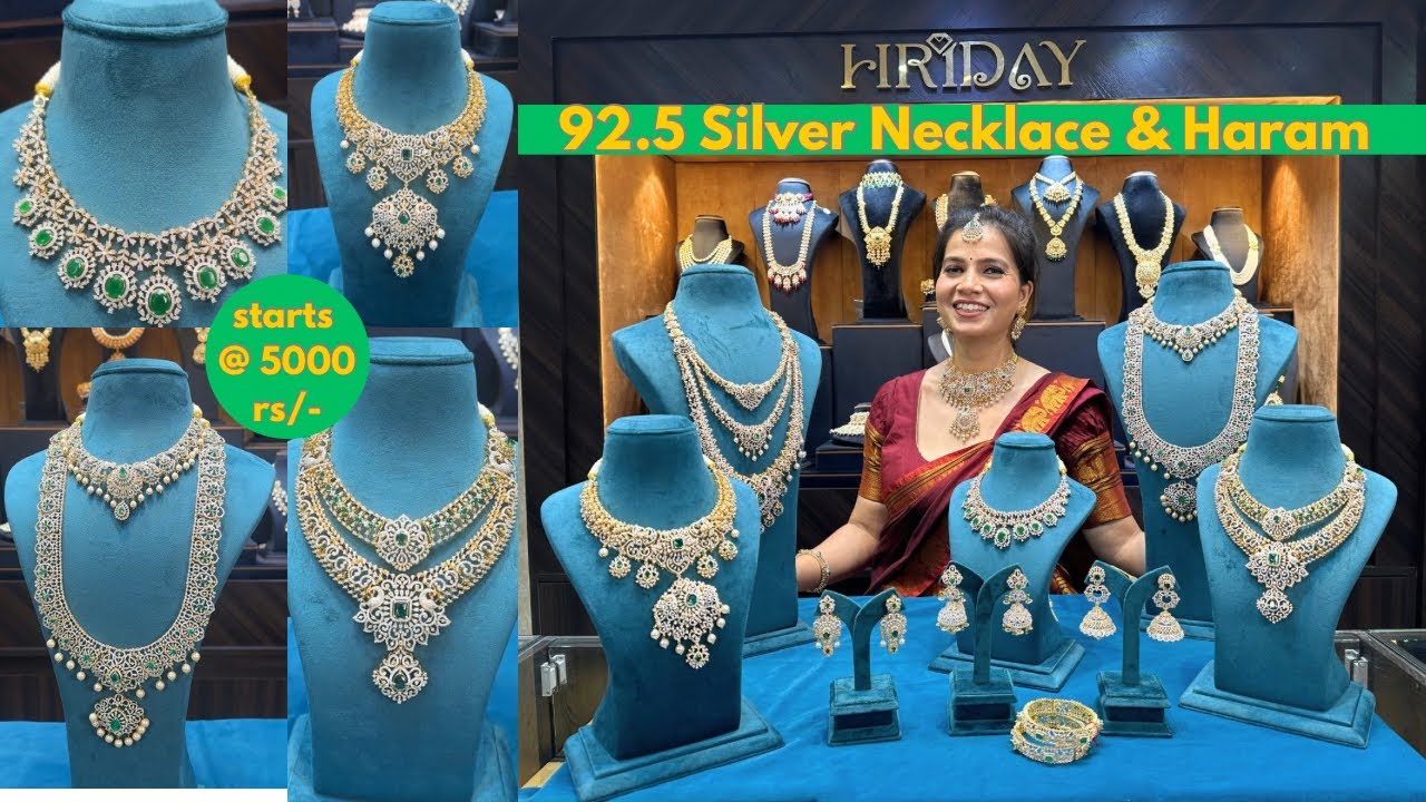 Gold Look, Diamond Shine! 💎 92.5 Silver Jewelry at Unbelievable Prices – Starts at Just ₹5,000!