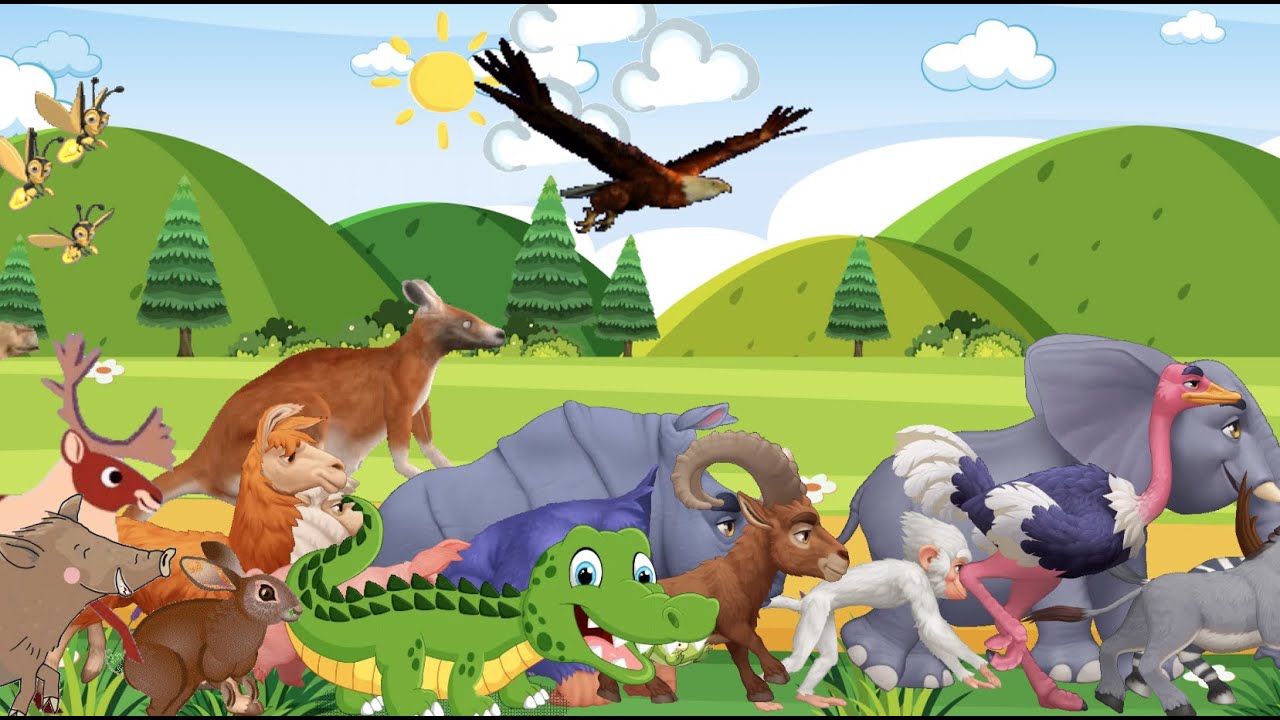 Animal Sounds Song 🐾 Run & Go Animal Sounds Nursery Rhymes for Preschoolers 🎶 Super Simple Song!