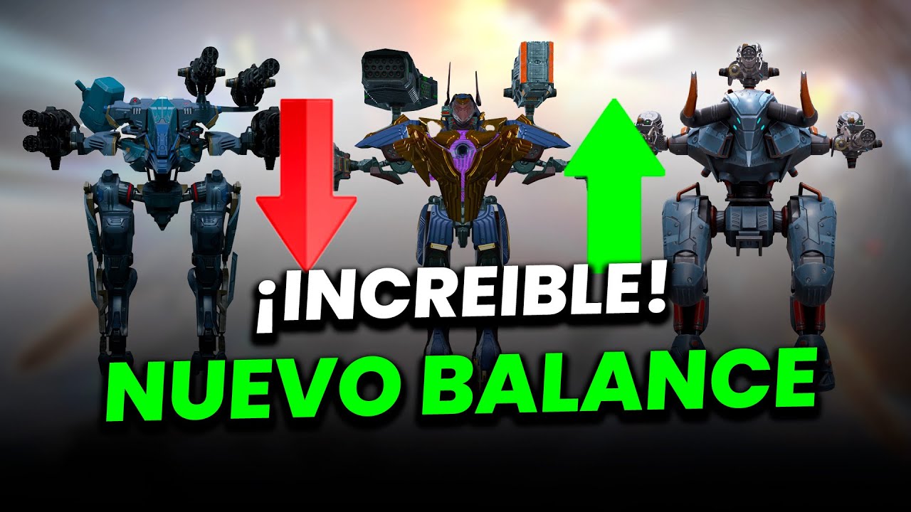 NOTICIAS: ¡ES OFICIAL EL NUEVO BALANCE! War Robots WR