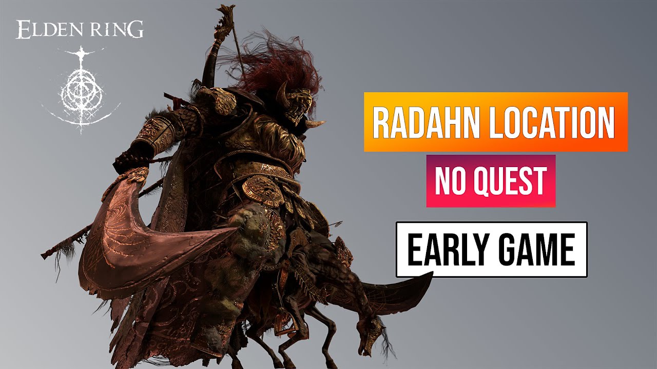 How To Get To Radahn Without Doing Any Quest | Starscourge Radahn Location Shortcut
