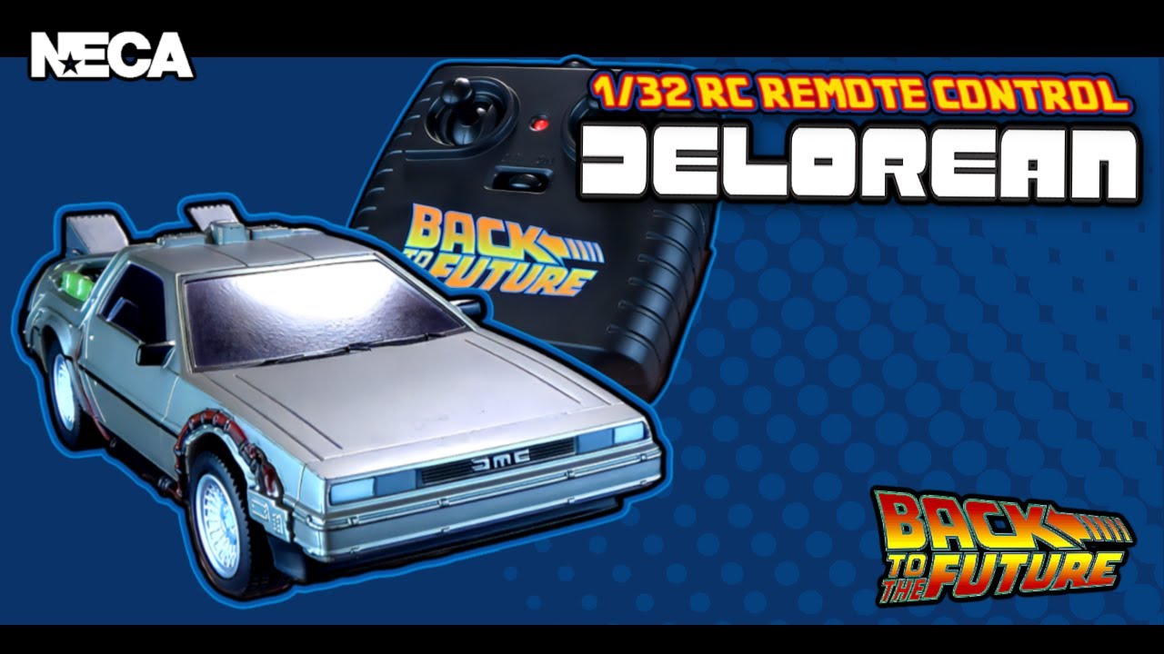NECA Toys Back to the Future 1/32 RC Radio Controlled Delorean | Video Review