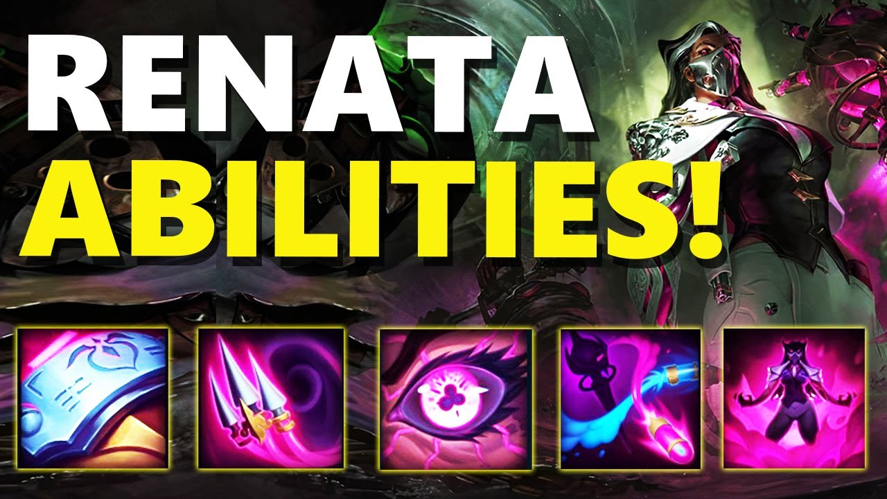 RENATA ABILITIES! New Champion Leaks | Skin Splashart | League of Legends 2022 LoL