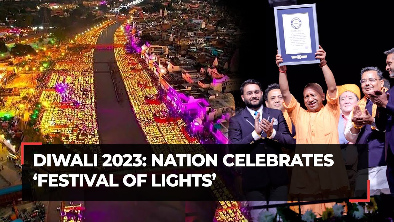 Diwali 2023: Nation celebrates festival of lights; Ayodhya Deepotsav sets new Guinness world record