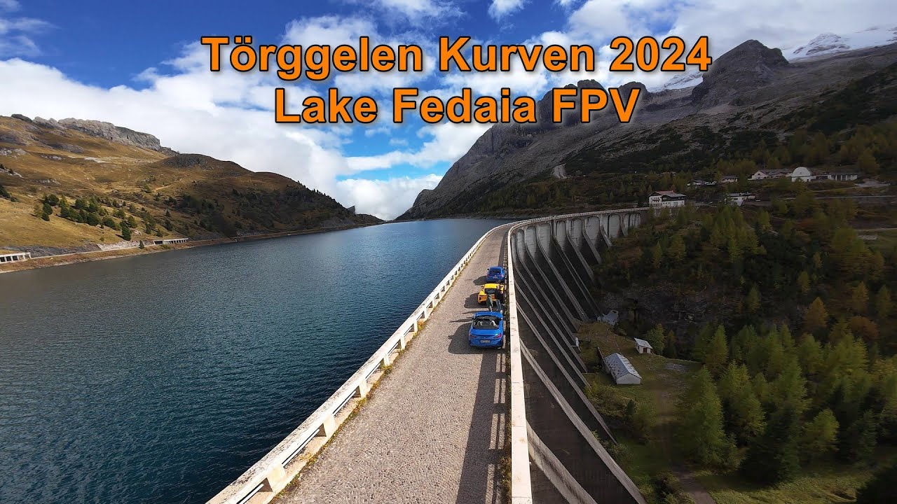Törggelen Kurven 2024 - Privater 4. Tourtag - FPV über dem Fedaia-Stausee