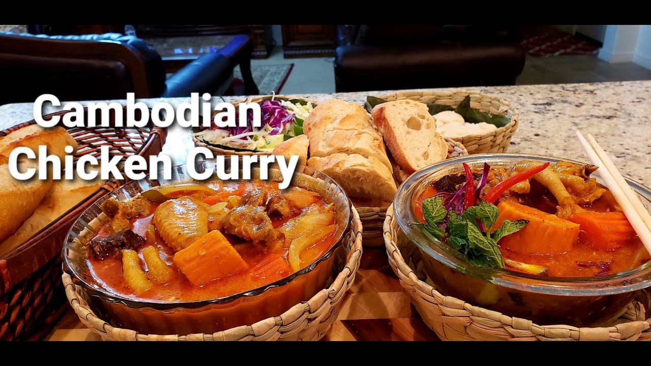 Cambodian Chicken Curry - Khmer Simply Cooking @ Bopha's Kitchen
