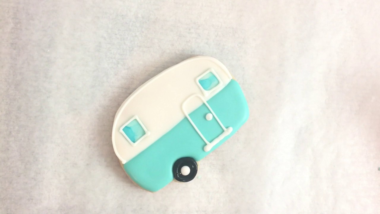 Happy Camper Cookies -Royal Icing Tutorial