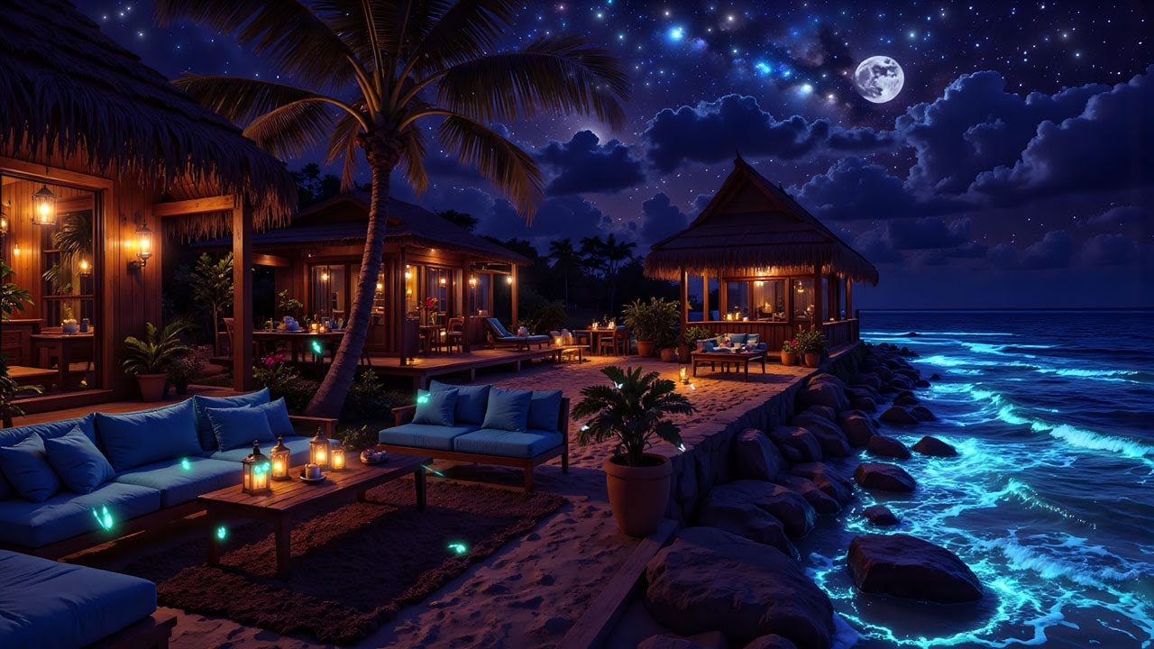 Deep Sleep Music - Ocean Sounds with Soothing Piano to Reduce Stress, Anxiety, Meditation, Calming