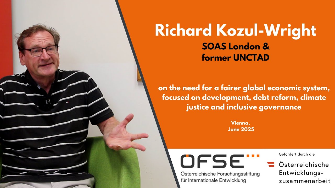 Richard Kozul-Wright on the need for a fairer global economic system
