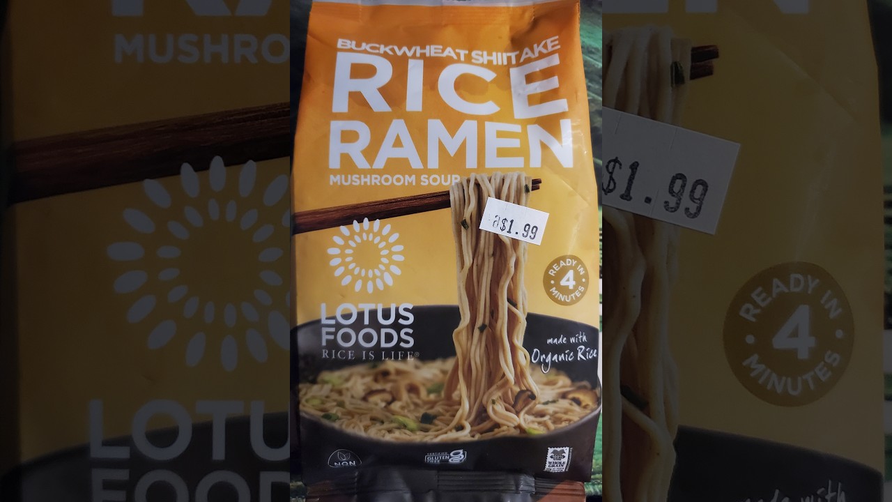 Lotus Foods Buckwheat Shiitake Rice Ramen Mushroom Soup Review