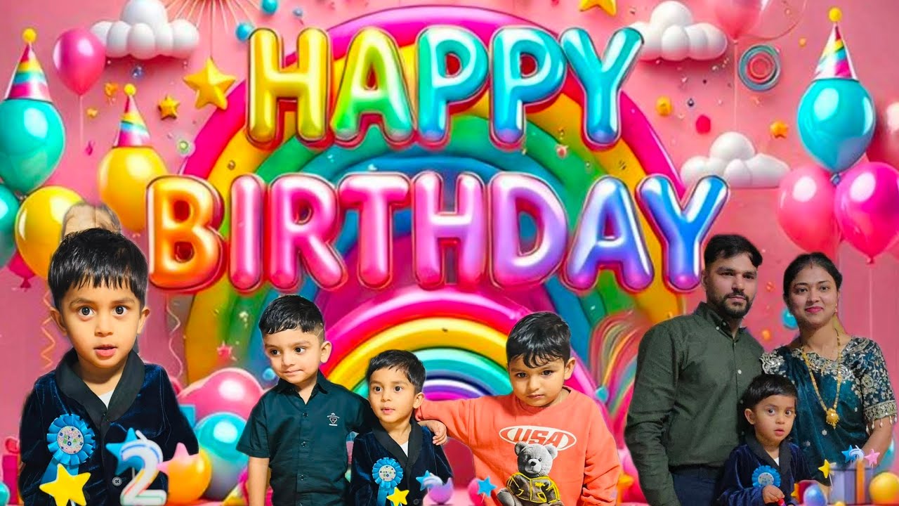 Happy 2nd Birthday Dhrishiv Kb Solanki vlogs