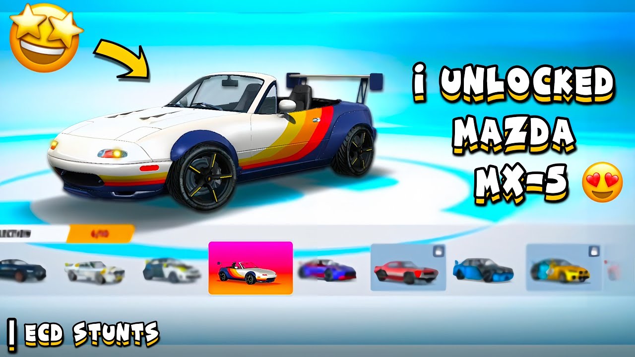 Я разблокировал🔓 Mazda MX-5 🤯 | Экстремальные трюки на машине 🔥|