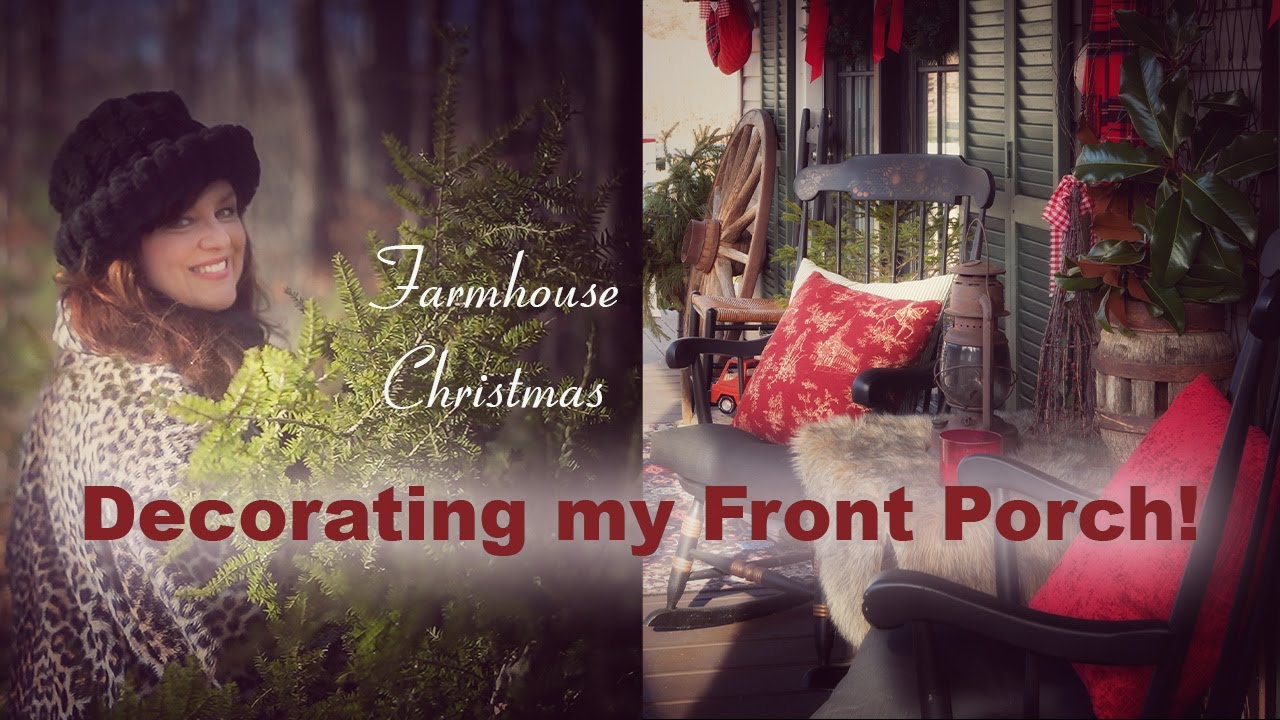 Рождественская веранда в стиле загородного домика | Деревенский горный стиль | Винтажный декор *Б...