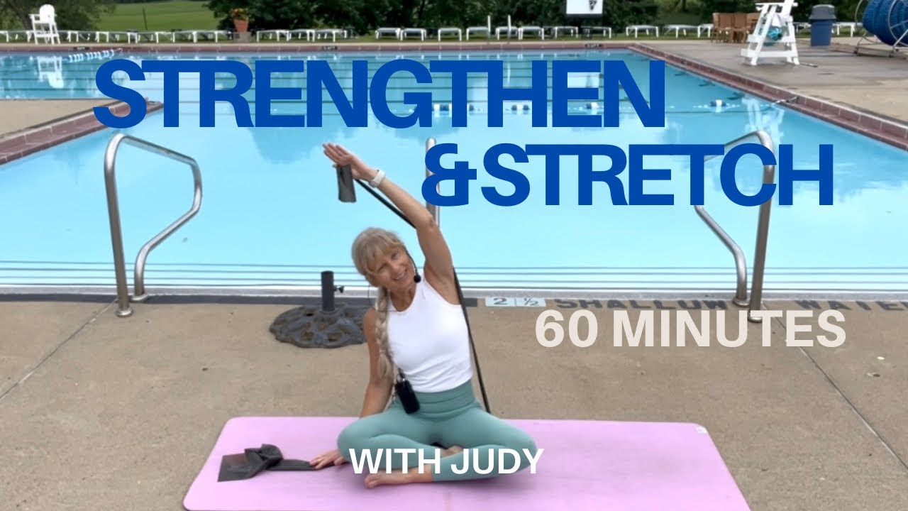Strengthen, Tighten & Tone| Full Body Sculpt with Band| Pilates Mat Workout | 60 Minutes