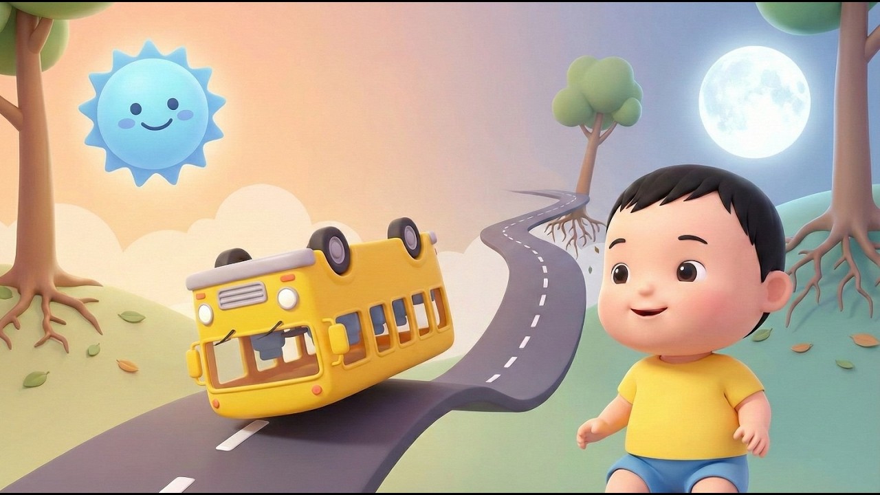The Wheels on the Bus  Mirror World & Backwards Songs for Kids 2026