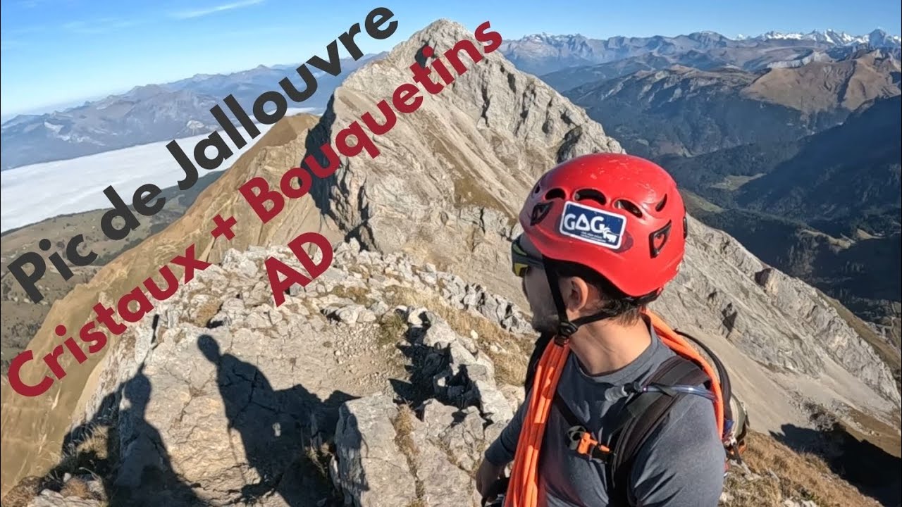 Alpinism - Pic de Jallouvre via Voie des Cristaux + Arête 🇫🇷