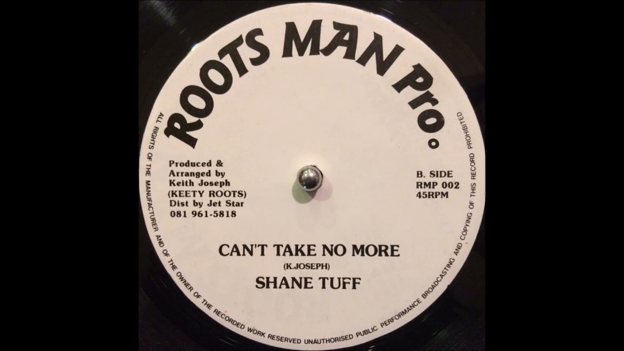Shane Tuff - Can't Take No More + Dub - 12