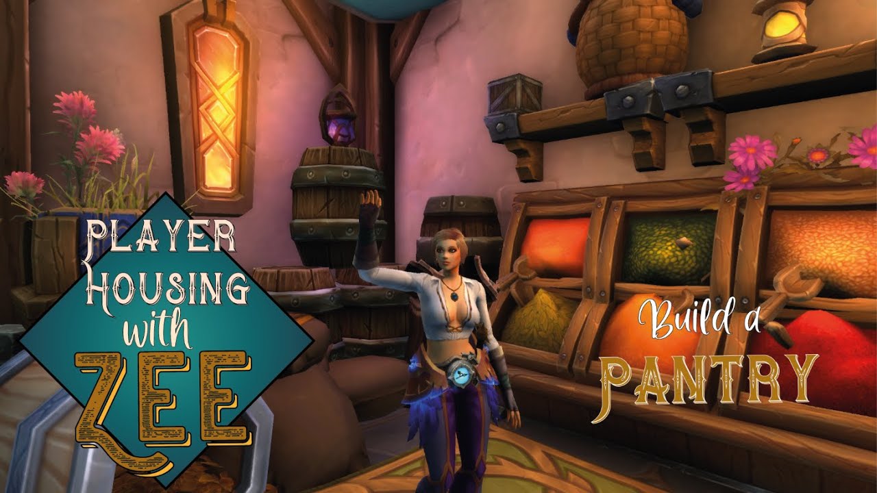 WoW Player Housing - Kitchen Pantry Build!