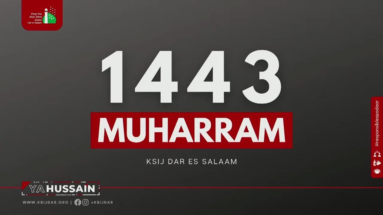 3rd Majlis 1443 / August  2021 Khawhar Masooma Jaffari