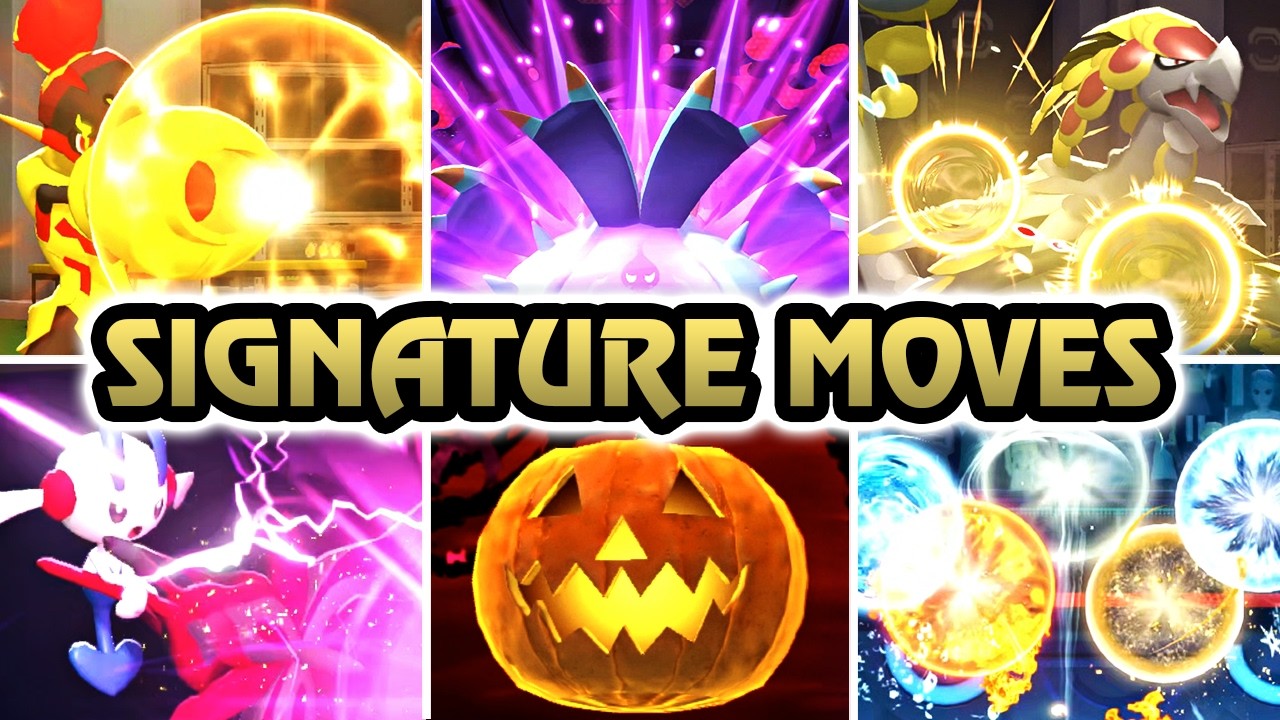 Pok&eacute;mon Champions ⸱ All Signature Moves (HQ)