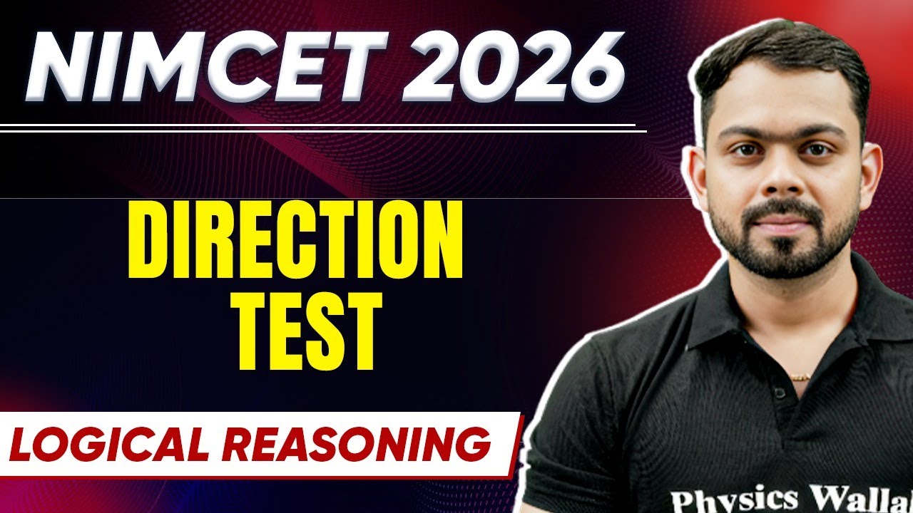NIMCET 2026 DIRECTION TEST | Logical Reasoning | NIMCET 2026 | PW NIMCET #pwnimcet #nimcet