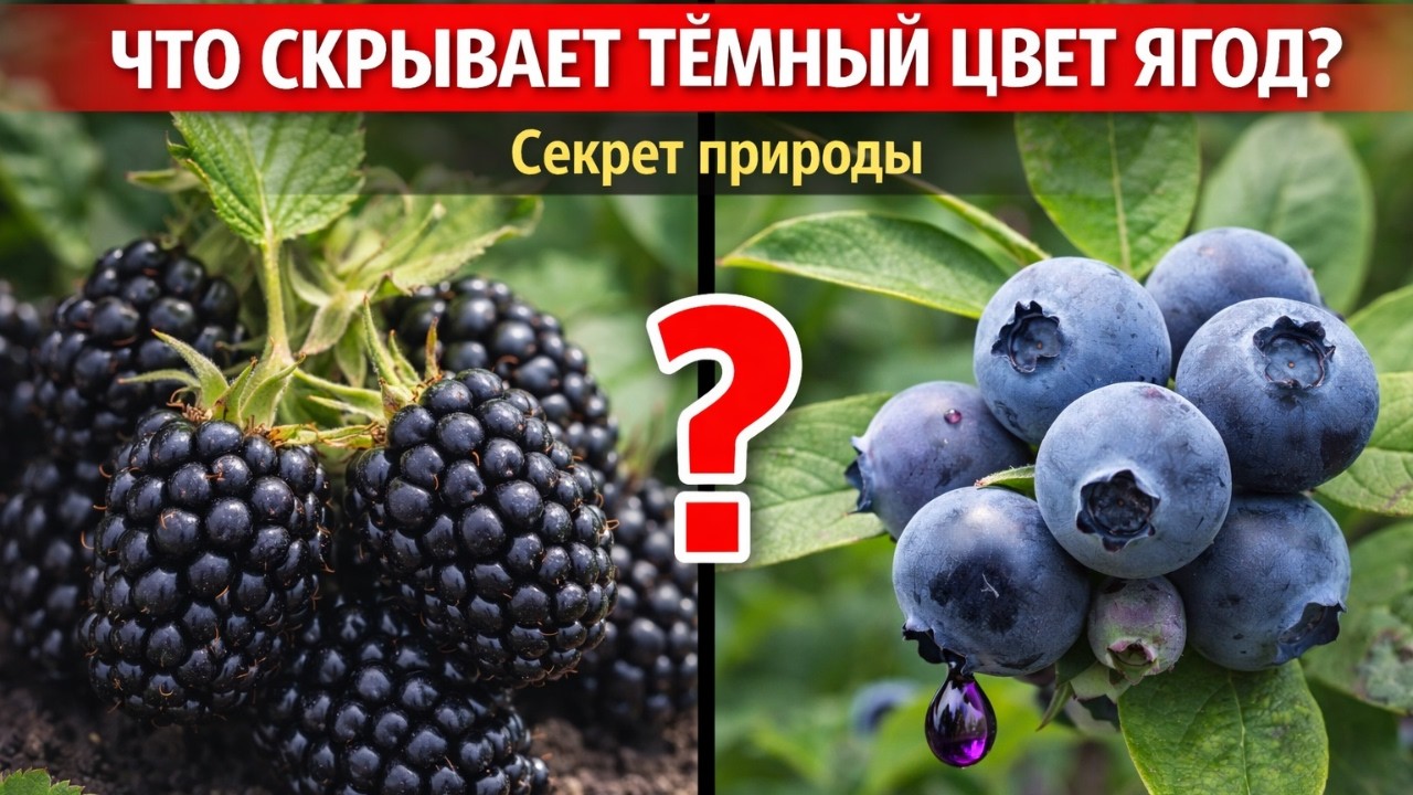 Почему самые тёмные ягоды самые полезные? Тайна, о которой мало кто знает