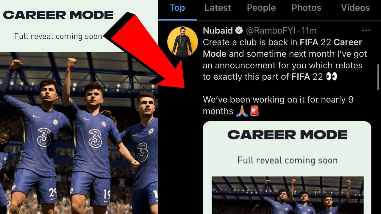 CREATE A CLUB CAREER MODE FIFA 22 REACTION!!