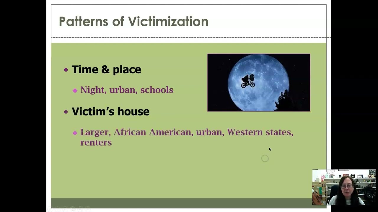 Problems and Patterns of Victimization