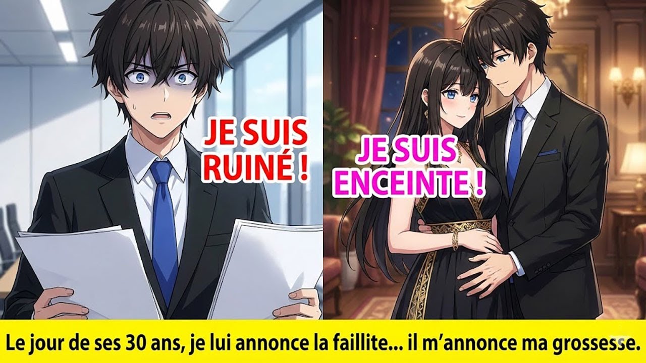 Le jour de ses 30 ans, je lui ai annoncé la faillite ; il m’a annoncé ma grossesse