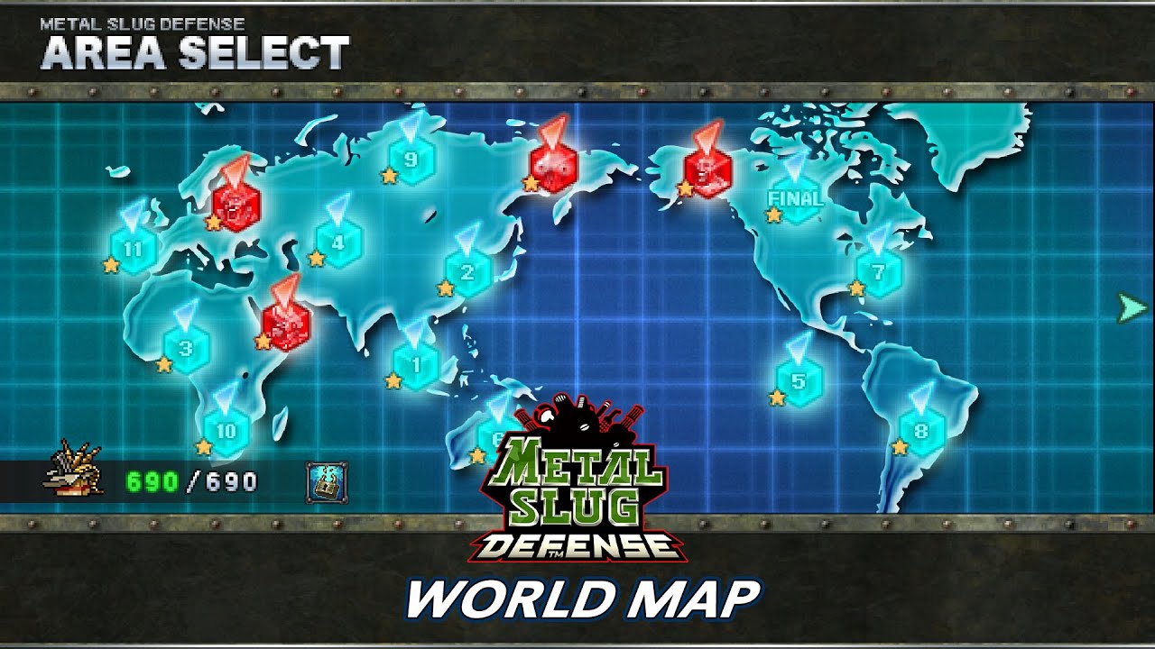Metal Slug Defense OST - World Map [Extended]