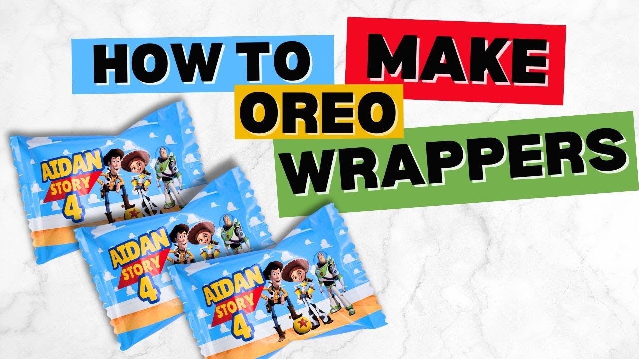 How To Make Oreo Wrapper | DIY Party Favors