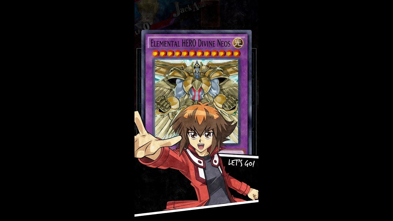 Yugioh Duel Links - Jaden summon Elemental Hero Divine Neos against Jack Atlas!