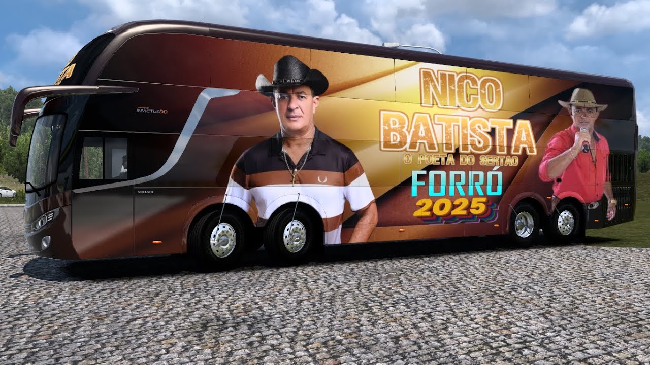 NICO BATISTA O POETA DO SERTÃO FORRÓ 2025 NO BUS TOP SHOW